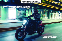 Benelli 502C - Owners manual 